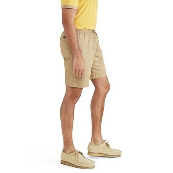 Dockers Mens Straight-Fit Ultimate Pull-On Shorts Harvest Gold Size Large - Picture 3 of 3